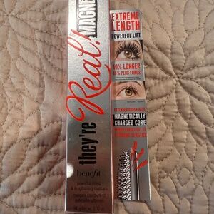 Benefit They’re Real Supercharged Black Mascara Full Size 0.32 Oz NEW in Box